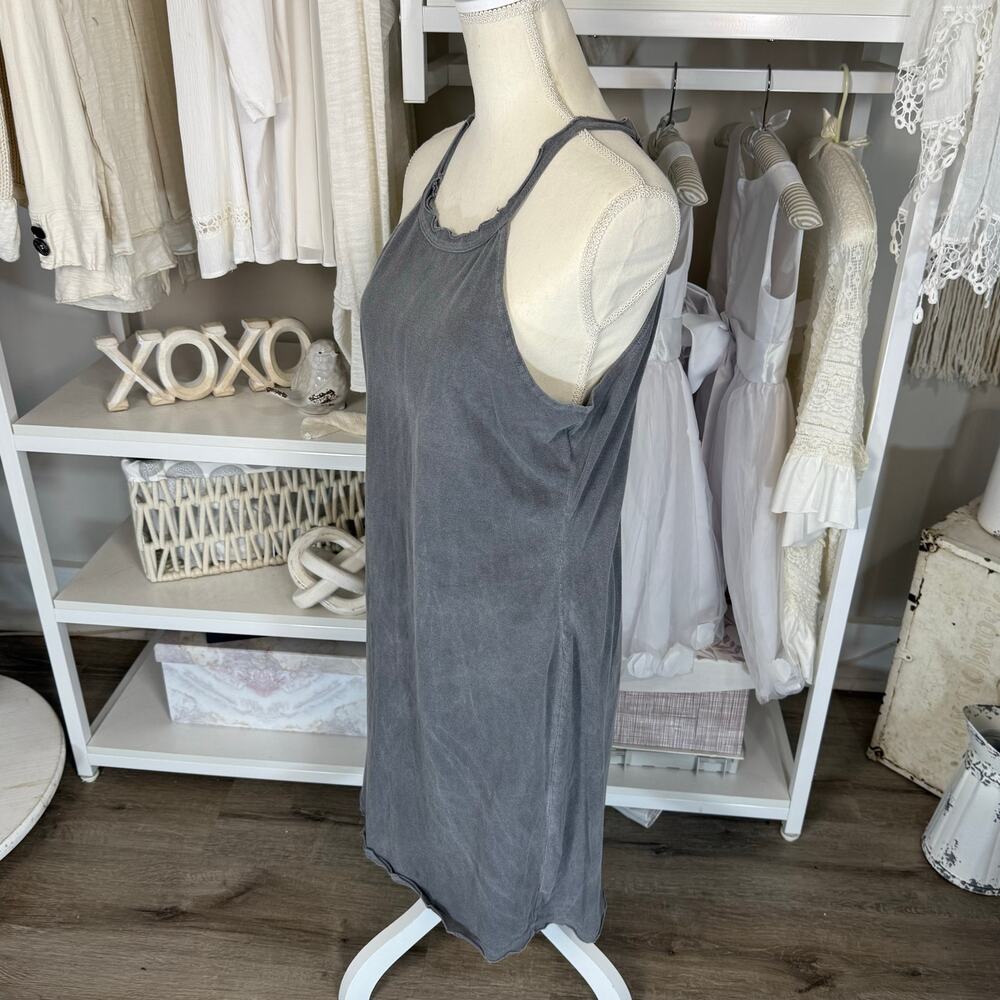 Signorelli women’s sz. large halter style t shirt dress classic, lagenlook #3851 - Picture 2 of 7
